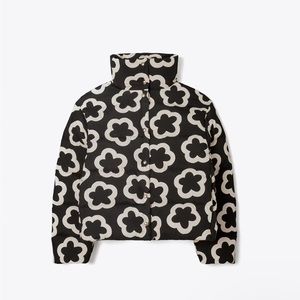 ISO!!! Tory Burch Sport Black Floral Print Puffer Sz XS or SM!